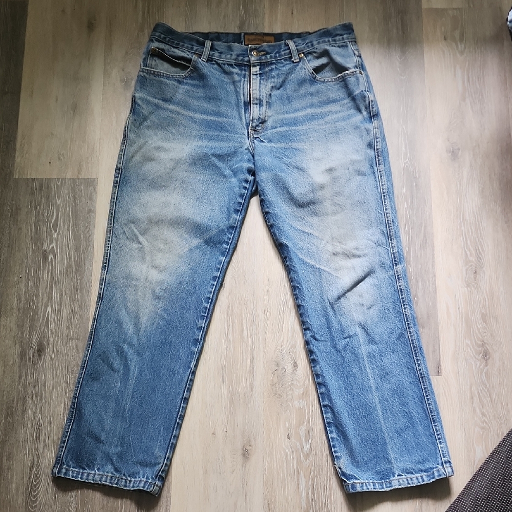 Vintage Schaefer Outfitter Ranch Hand Denim Jeans Classic Relaxed Fit Sz 35×38